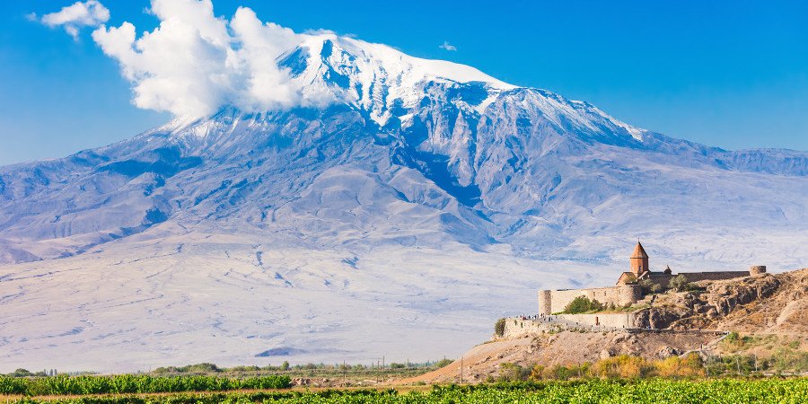 Monastero Khor Virap e il Monte Ararat 