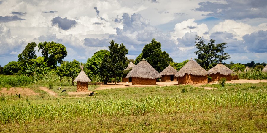 Tipico villaggio ugandese