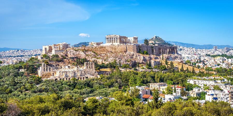 Il panorama di Atene